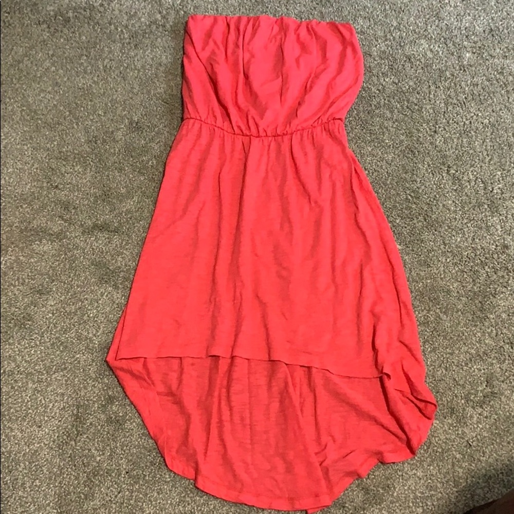 EUC- strapless cotton dress